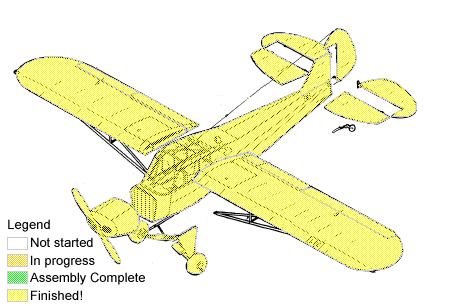 Piper PA-18 Super Cub Exploded View